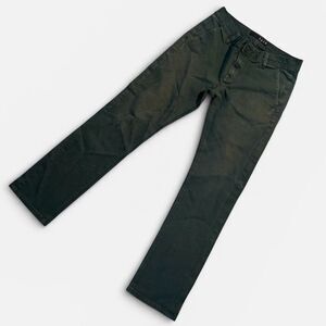 Krew Kslim Slim Straight Dark Green Pants Chino Khaki 30”